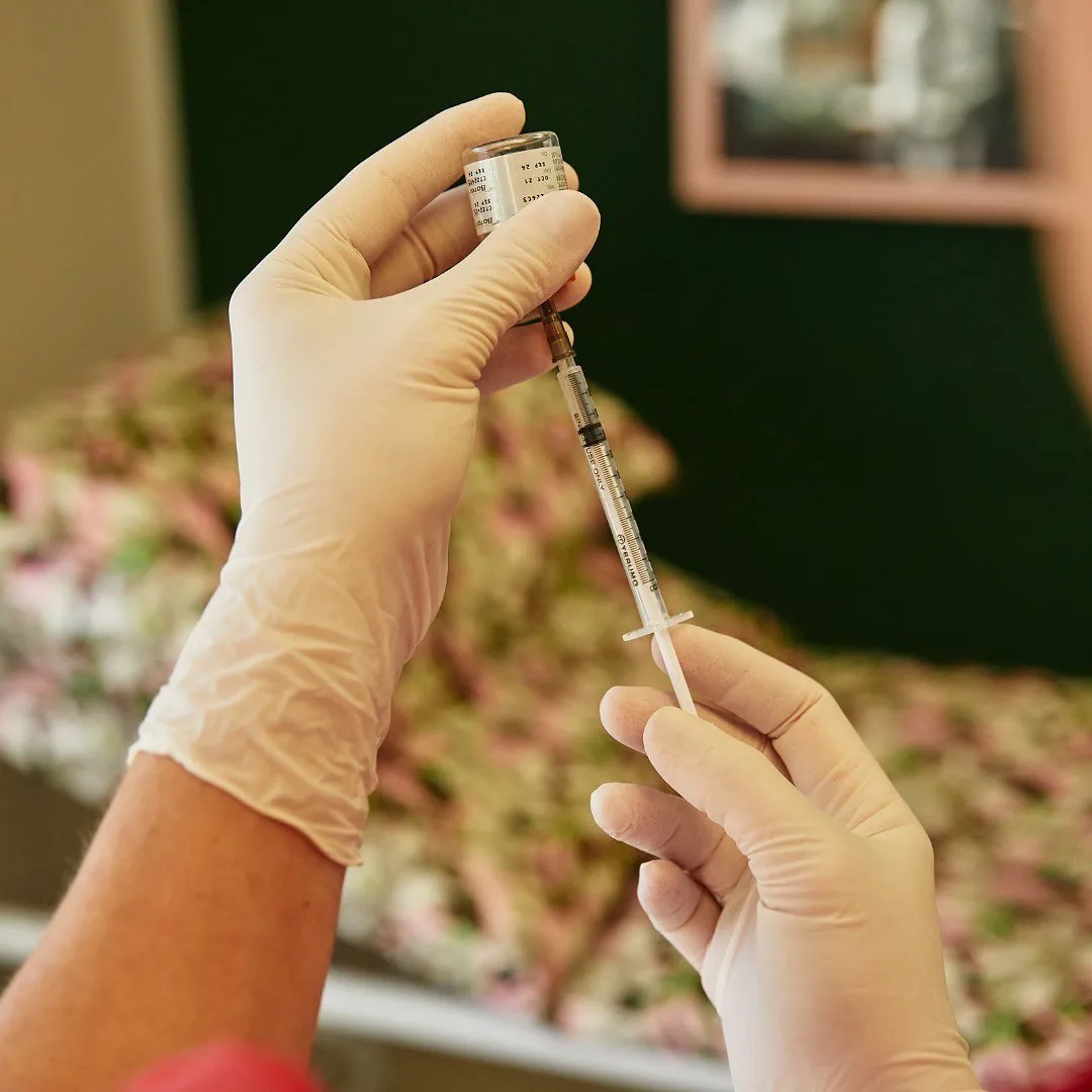 Aesthetic treatment preparation at Dr. Susan F. Johnson's practice